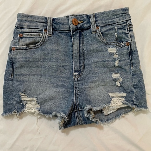 American Eagle Outfitters Pants - American Eagle Super Stretch Jean Shorts Size 0